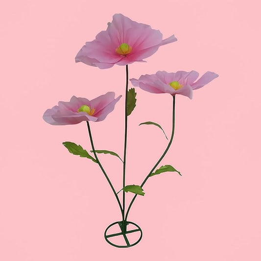 Artificial Giant Flower for Decoration - 5.6 Ft Large Artificial Silk Flower with Stems and Stands - Big Flores Gigantes for Wedding Party Banquet Backdrop Decor, Photography Props Window Display