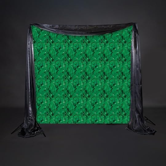 Anderson's Dark Green Vinyl Floral Sheeting, 36 inch x 15 feet, Rain-Proof, Flame-Retardant, Easy to Use, Perfect for Parade Float, Wedding, Parties, Prom, Homecoming, Photo Backdrop, Tables and More
