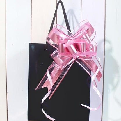 WEWILUCK Gift Bows for Presents, Pink Bows for Gift Wrapping, Gift Bows with Ribbon for Weddings, Bridal Showers, and Anniversary Decoration(6 inches, 15PCS)