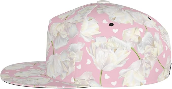 Tulip Flower Baseball Cap for Women Baseball Caps Flower Hat Tulip Baseball Hats Womens Cap for Outdoor