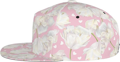 Tulip Flower Baseball Cap for Women Baseball Caps Flower Hat Tulip Baseball Hats Womens Cap for Outdoor