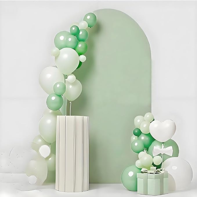 7.2FT Sage Green Wedding Arch Cover, Sage Green 7.2FT Arch Backdrop Cover, Arch Backdrop Covers, Chiara Covers for Wedding Birthday Party Celebration Decor