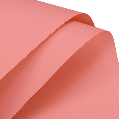 MECCANIXITY Pearlescent Film Flower Wrapping Paper 22.8x22.8 Inch Waterproof for DIY Crafts, Gift/Gift Box Packaging Watermelon Red Pack of 20
