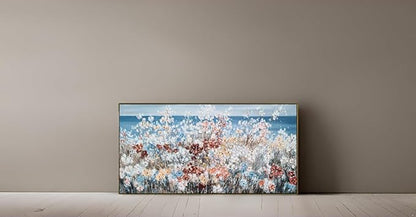 Yihui Arts Framed Flower Canvas Wall Art Enhance Home Decor