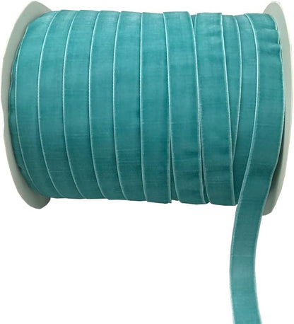 10 Yards Velvet Ribbon Spool (Blue, 5/8")