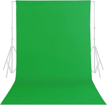 GFCC Green Screen Backdrop - 10ftx10ft Green Photo Booth Backdrop for Photoshoot Greenscreen Background for Photography Video Recording Background