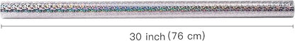 RUSPEPA Silver Dots Colorful Metallic Wrapping Paper-81.5 Sq Ft-Solid Color Paper Perfect for Party, Wedding, Birthday, Christmas, Baby Show -30Inch X 32.8Feet