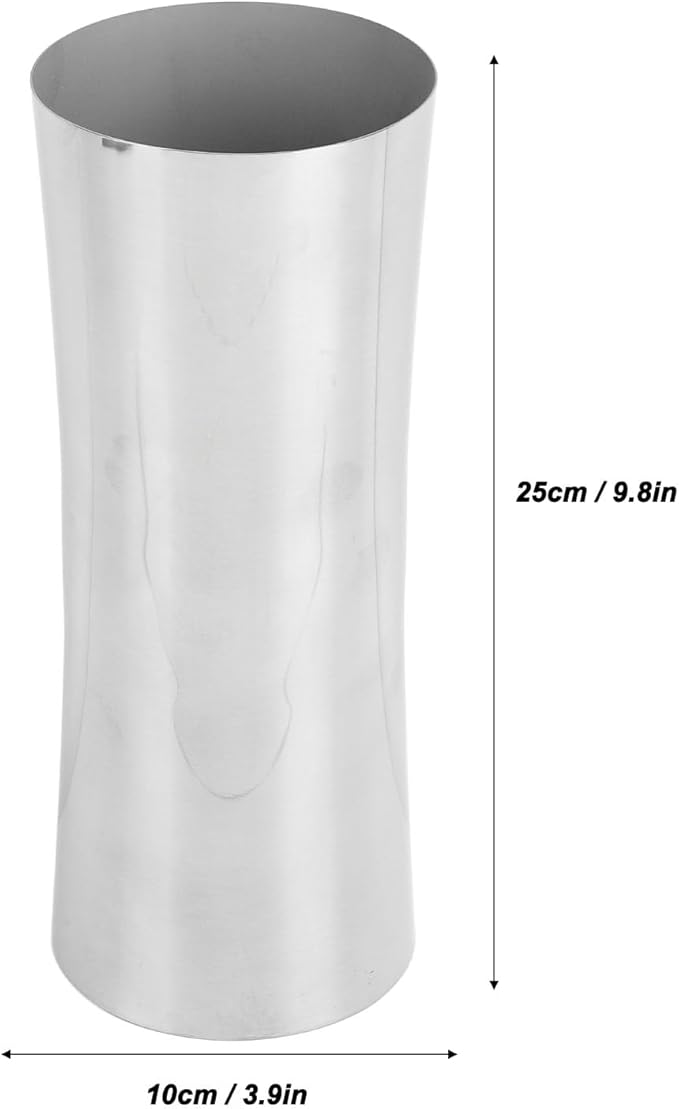 Tall Vase, Stainless Steel Waist Shaped Flower Arrangement Plant Vase Flower Holder for Weddings Office Decor