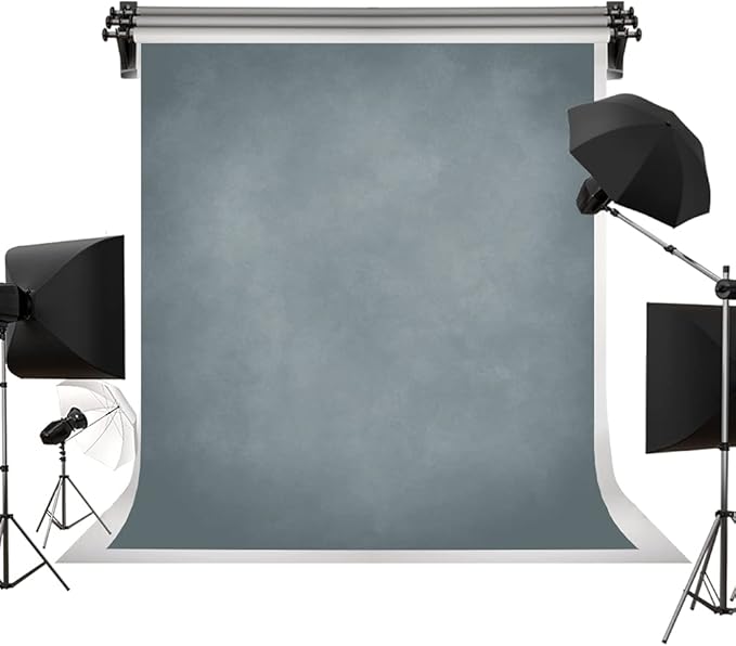 Kate 5x7ft Abstract Blue Grey Backdrop Portrait Backdrops for Vintage Photography