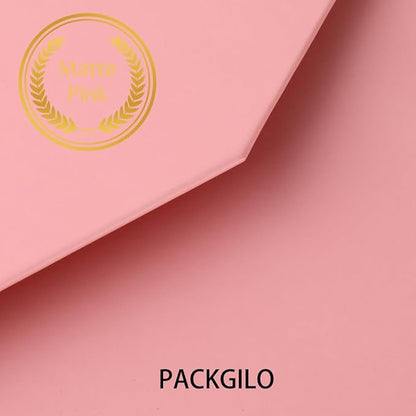 Pink Extra Large Gift Box with Lid 3 Pcs 19x16x6 Inches, Gift Box large Pink Gift Boxes for Presents Clothes Robe Wedding Dress Sweater,Reusable Foldable Bridesmaid Proposal Box（Matte）