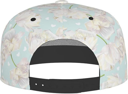 Tulip Flower Baseball Cap for Women Baseball Caps Flower Hat Tulip Baseball Hats Womens Cap for Outdoor