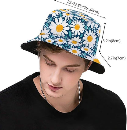 Bucket Hat Sun Beach Packable Fisherman Cap for Women Men Summer Outdoor Hiking