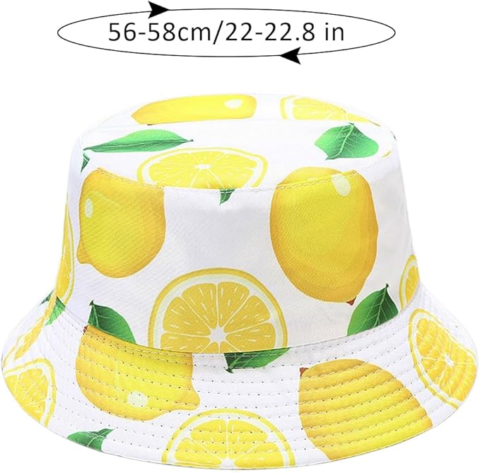 Malaxlx Unisex Bucket Hat Beach Sun Hat Aesthetic Fishing Hat for Men Women Teens, Reversible Double-Side-Wear