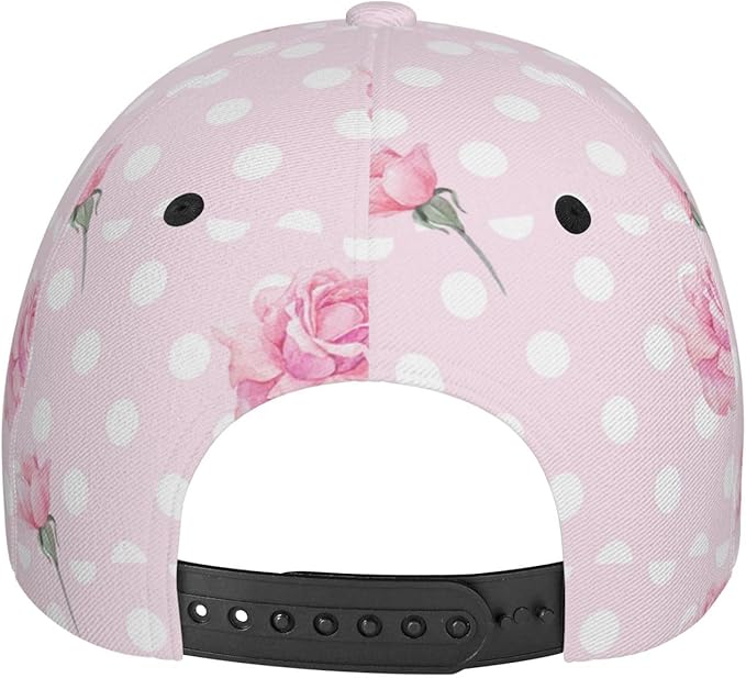 Rose Baseball Cap Flower Snapback Cap for Women Hats Floral Baseball Hat Women's Baseball Caps