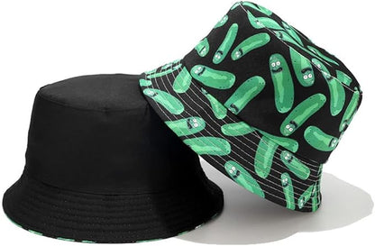 Quanhaigou Bucket Hat for Men Women,Packable Reversible Printed Sun Hats,Fisherman Outdoor Summer Travel Hiking Beach Caps