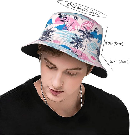 Funny Bucket Hat for Men Women Fashion Unisex Fishing Hat Fisherman Sun Caps Headwear for Outdoor Summer Travel Hiking Beach