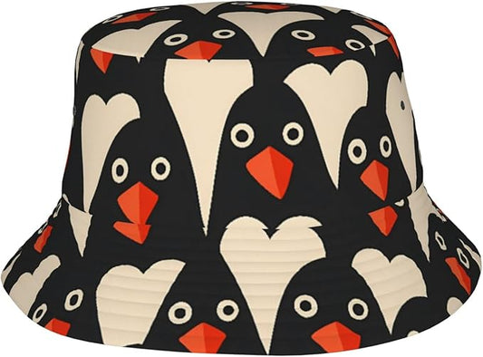 Christmas Navy Blue Tree Bucket Hat Novelty Sun Hats Trendy Fisherman Cap for Men and Women