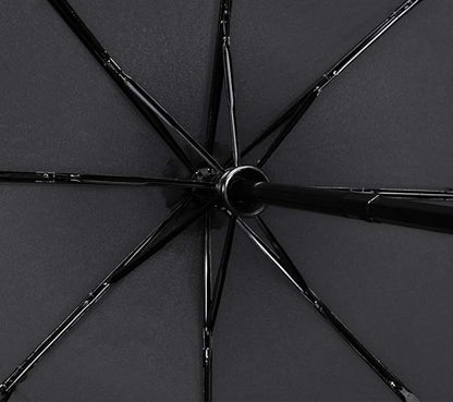 YumSur Compact Travel Umbrella - Windproof, Reinforced Canopy, Tested in 60mph Winds, Strong Reinforced Windproof Umbrella, One Touch Auto Open/Close for Men & Women