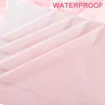 VinTS 48 Sheets 23.6x23.6in Cotton Wrapping Flower Lining Paper,Korean Style Of Waterproof Floral Bouquet Lining Paper Withdrawable Pleated Wrapping Paper Gift Packaging Paper,6 Colors
