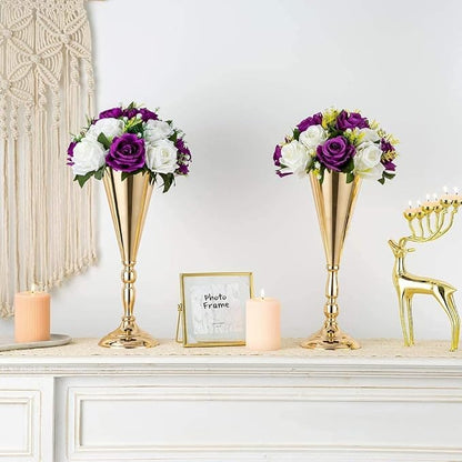 Sziqiqi Artificial Flowers Silk Rose Flowers for Wedding Centerpiece Party Birthday Anniversary Floral Arrangement Decorations