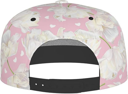 Tulip Flower Baseball Cap for Women Baseball Caps Flower Hat Tulip Baseball Hats Womens Cap for Outdoor