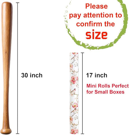 MAYPLUSS Gift Wrapping Paper Roll - Romantic Watercolor Pink Flower and Birds Design Gift Wrap Paper for Wedding, Bridal Shower, Mother’s Day, Valentine's Day, Birthday, Anniversay (17 Inch X 33Feet)