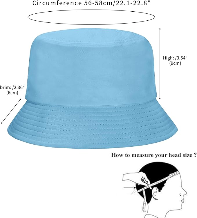 Rosoz 1 & 2 Pack Bucket Hat for Women Men Summer Travel Beach Sun Hat Outdoor Cap Unisex Bucket Hats