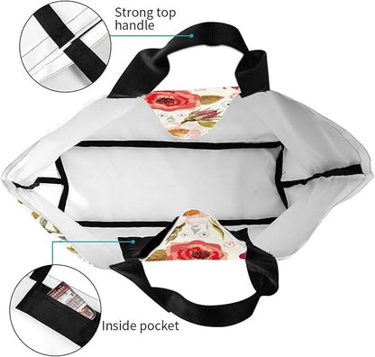 Sunflower Tote Bag For Women, Waterproof Shoulder Bags Big Reusable Grocery Handbag For Shopping Picnic Work Beach