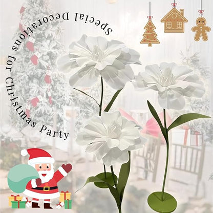 Giant Artificial Flower, 4.6ft Large EVA Flower Backdrop Decorations for Wedding Birthday Christmas Party Photography Shop Window Home Decor Props, Pink