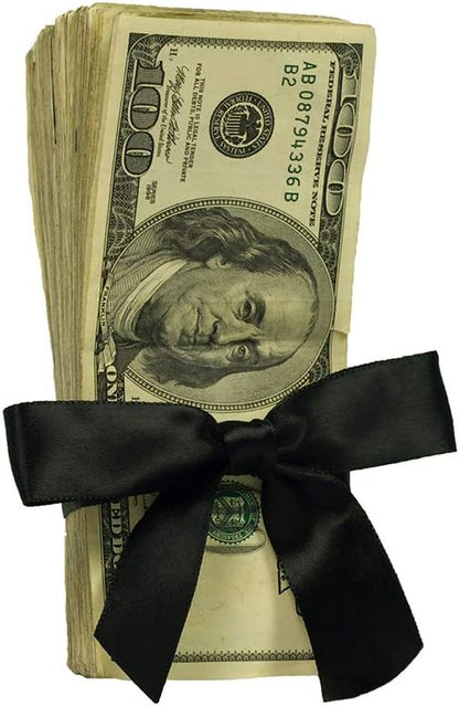 LIUYAXI Black Double Faced Satin Ribbon, 1-1/2" X Continuous 50 Yards, Ribbons Perfect for Gift Wrapping Wedding DIY Craft Bow Making & Other Projects