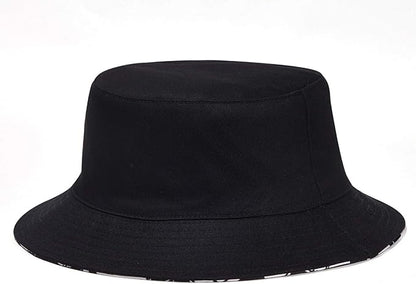Quanhaigou Bucket Hat for Men Women,Packable Reversible Printed Sun Hats,Fisherman Outdoor Summer Travel Hiking Beach Caps