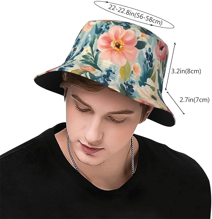Bucket Hats Fashion Sun Cap Packable Outdoor Fisherman Hat for Women and Men Travel
