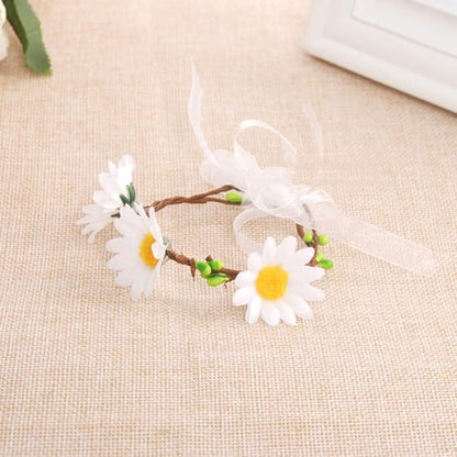 E-outstanding Silk Daisy Flower Head 100PCS 1.5Inch White Artificial Gerbera Fake Flowers Heads for Wedding Party,Home Decoration and DIY Craft