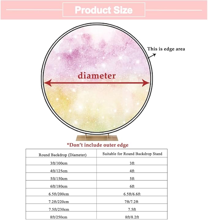 OERJU 7.2x7.2ft Bear Baby Shower Round Backdrop We Can Bearly Wait Lovely Photography Background Green Leaves Floral Circle Backdrop Cover Birthday Gender Reveal Party Decoration Photo Booth Props