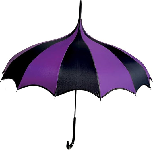 Full Size Dark Wing Pagoda Umbrella - Ideal for All Weather, Perfect for Vampires, Gothic Enthusiasts, and Lovers of Unique Bat Wing Style