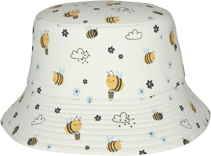 Bucket Hats for Women Sun Beach Travel Cap Unisex Men Bucket Hat