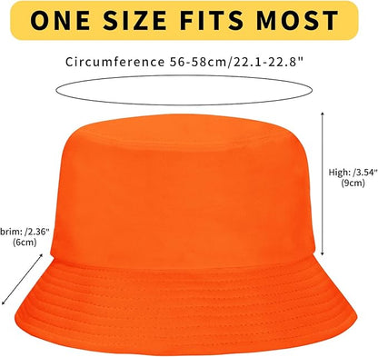 Rosoz 1 & 2 Pack Bucket Hat for Women Men Summer Travel Beach Sun Hat Outdoor Cap Unisex Bucket Hats