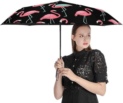 Fashion 3 Fold Sunny Rain Sunscreen Umbrella Portable Automatic Umbrella