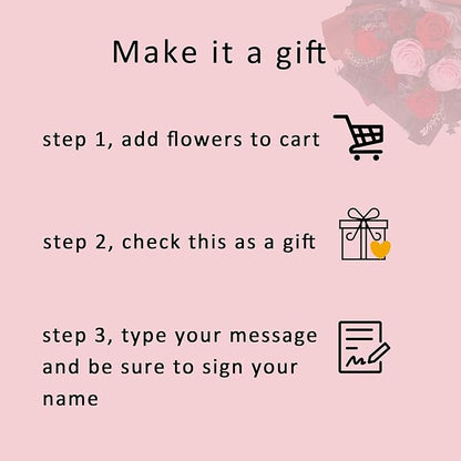 Vrioca Flowers for Delivery, Preserved Flowers Bouquets, Birthday Gifts for Women Mom