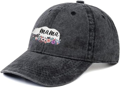 Negi Retro Baseball Cap Denim Hat for Women Female Washed Distressed Adjustable Dad Hats Unconstructed Cotton