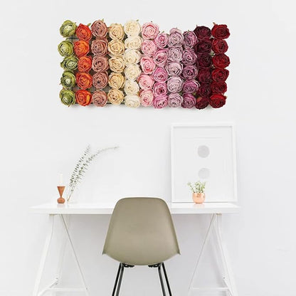 IPOPU Roses Heads Dried Silk Flowers 25PCS Fake Roses Heads for Floral Arrangements Roses Artificial Flowers for Silk Bouquet Bulk Wedding Flowers in Purple Bulk Silk Roses (Light Pink Purple Mixed)