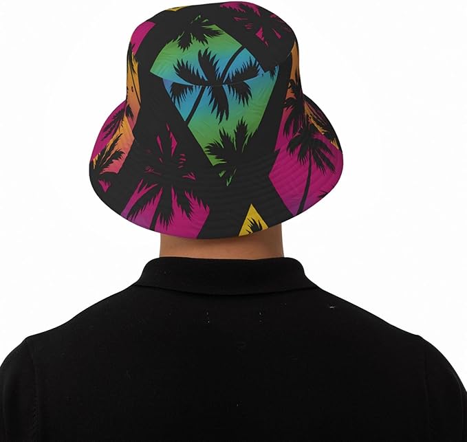 Cute Potted Cactus Bucket Hat Novelty Sun Hats Trendy Fisherman Cap for Men and Women