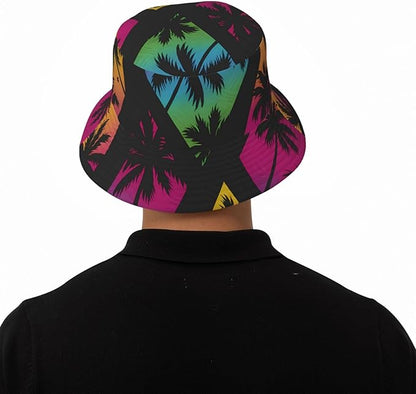 Cute Potted Cactus Bucket Hat Novelty Sun Hats Trendy Fisherman Cap for Men and Women