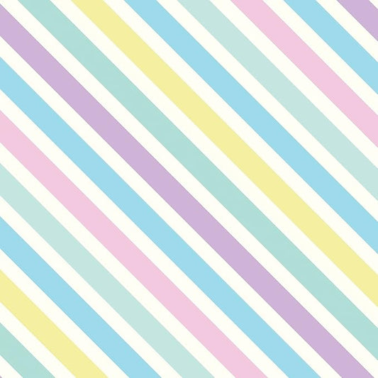 Jillson Roberts Bulk Gift Wrap, Everyday Gift Wrapping Supplies, Pastel Stripe, 1/2 Ream 417 feet x 30 inches