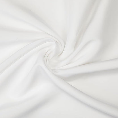 Gee Di Moda Rectangle Tablecloth - 90 x 132 Inch White Table Cloth for 6 Foot Table with Floor-Length Drop - Heavy Duty Washable Fabric - 6 Ft Buffet Table, Holiday Party, Wedding & Baby Shower