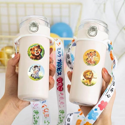 1000 Pcs Teacher Reward Animal Stickers for Kids Classroom Boys Girls School Students.2 Roll 1 Inch Good Job Stickers Gift for Birthday Party Favors.Teacher Must Haves Supplies Small Sticker