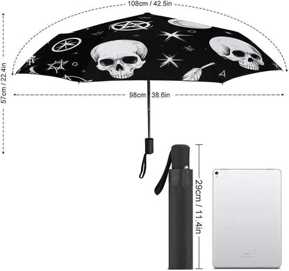 Fashion 3 Fold Sunny Rain Sunscreen Umbrella Portable Automatic Umbrella