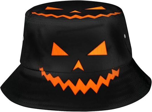 Bucket Hat for Women Men Funny Halloween Hats Packable Outdoor Fisherman Hats Caps Unisex
