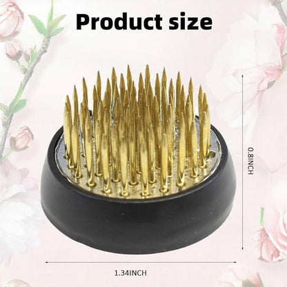 Round Flower Arrangers, Flower Frog Kenzan Fixed Tools, Flower Holder for Ikebana, Floral Arrangement Vase, Fixation and Decoration (6)