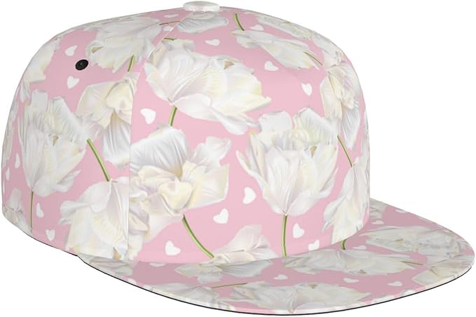 Tulip Flower Baseball Cap for Women Baseball Caps Flower Hat Tulip Baseball Hats Womens Cap for Outdoor